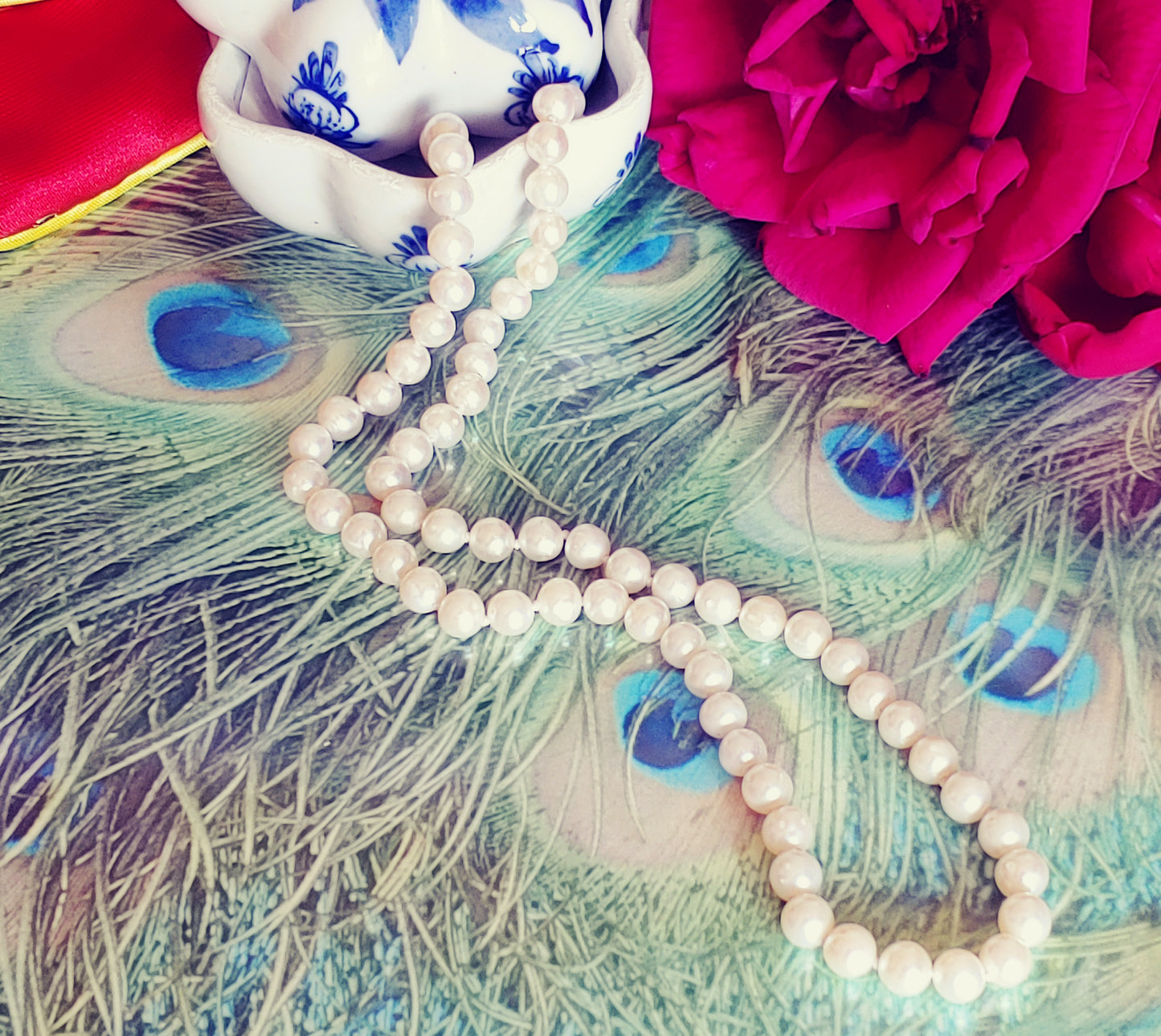 5mm White freshwater pearl necklace