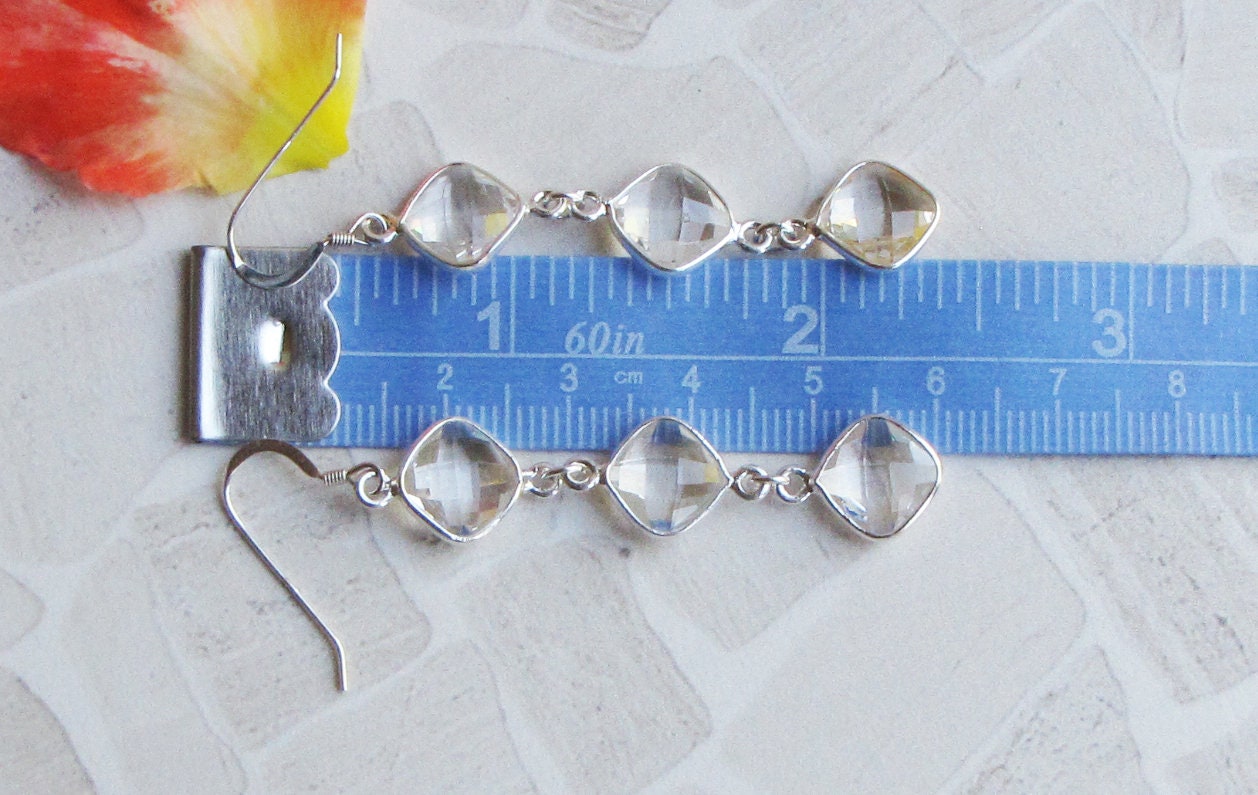 Drop & dangle faceted  earrings