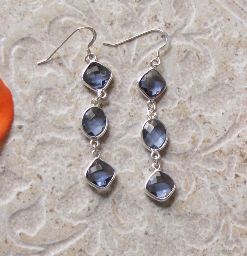 Drop & dangle faceted  earrings
