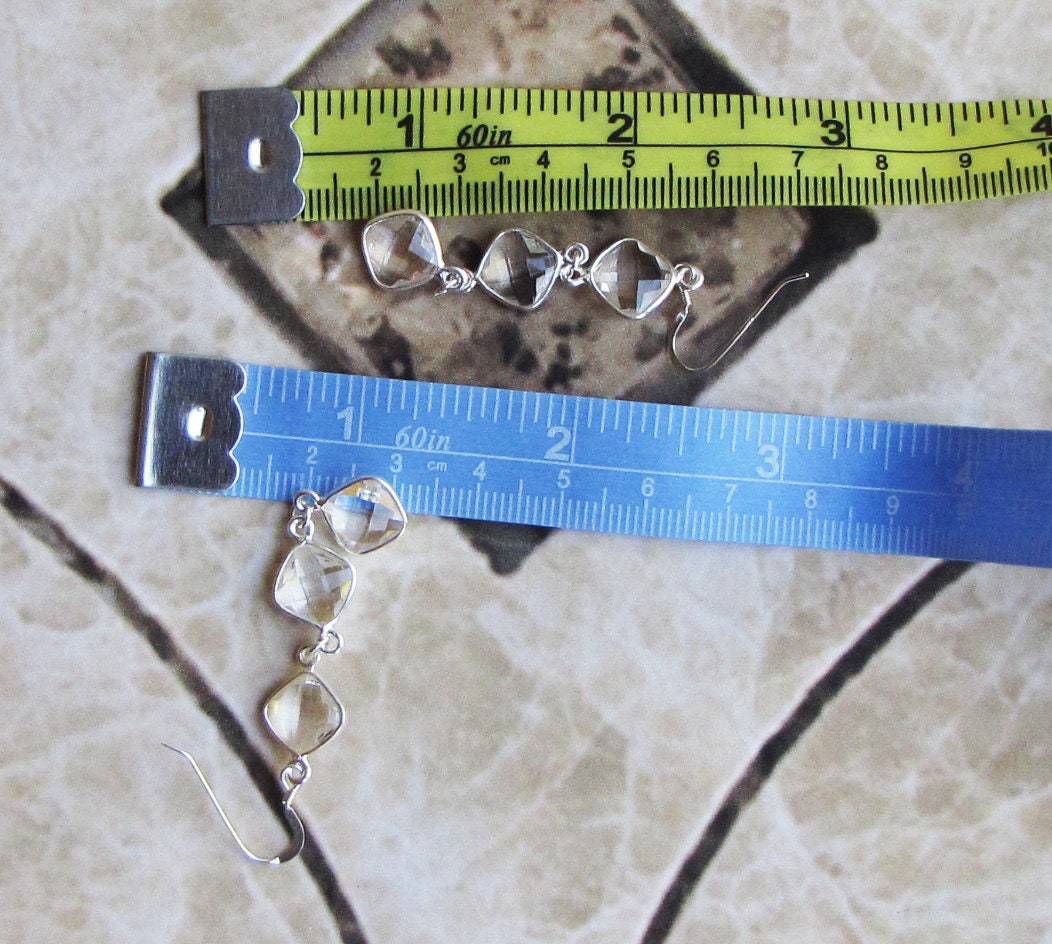 Drop & dangle faceted  earrings