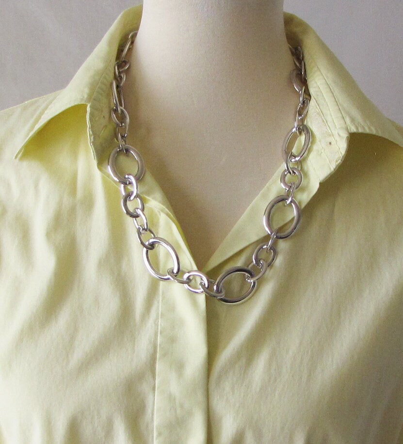 Bastille statement chain necklace