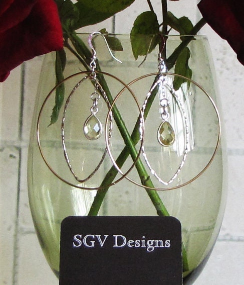 Art fashion fusion hoop earrings