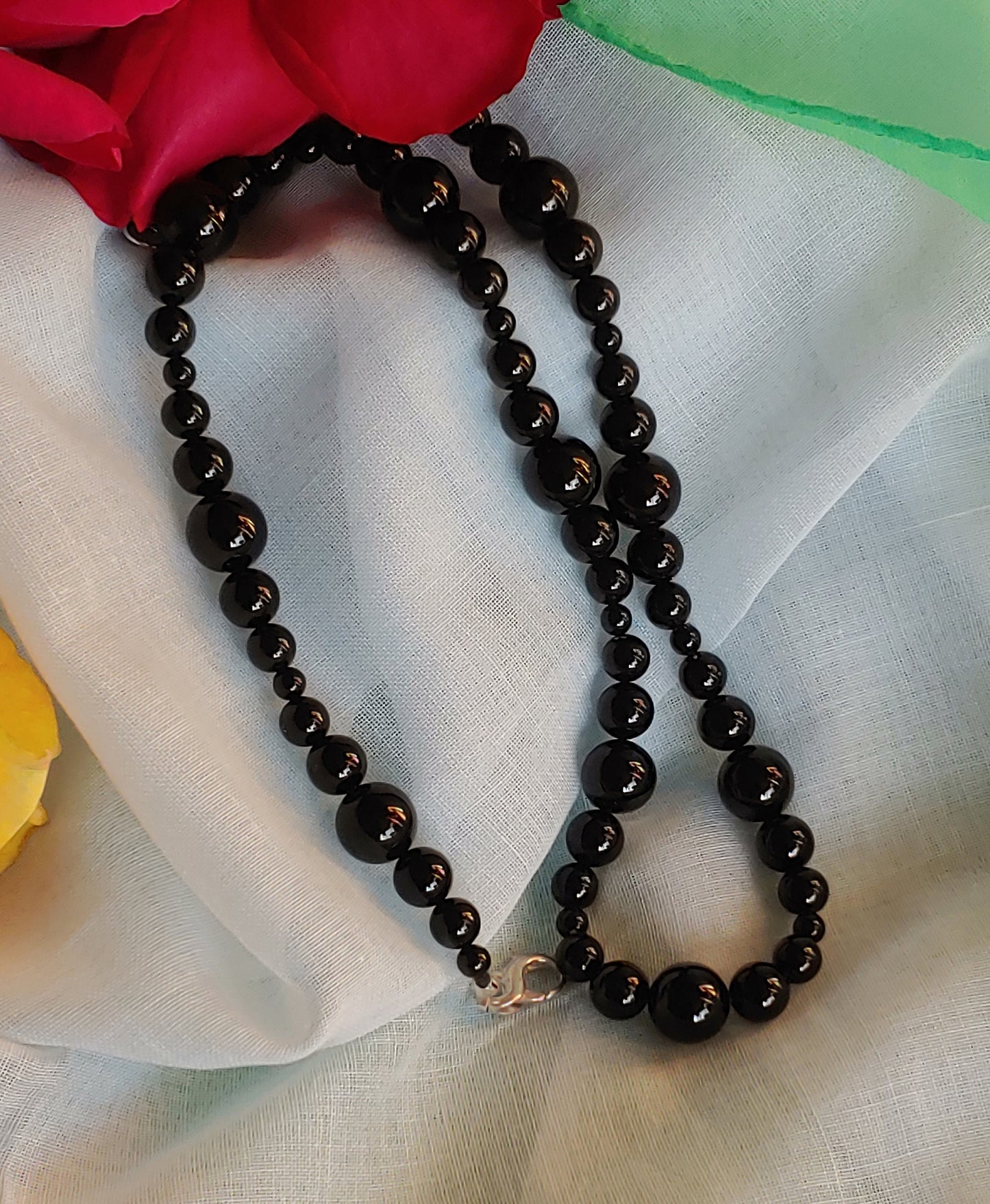 Black Onyx Statement necklace