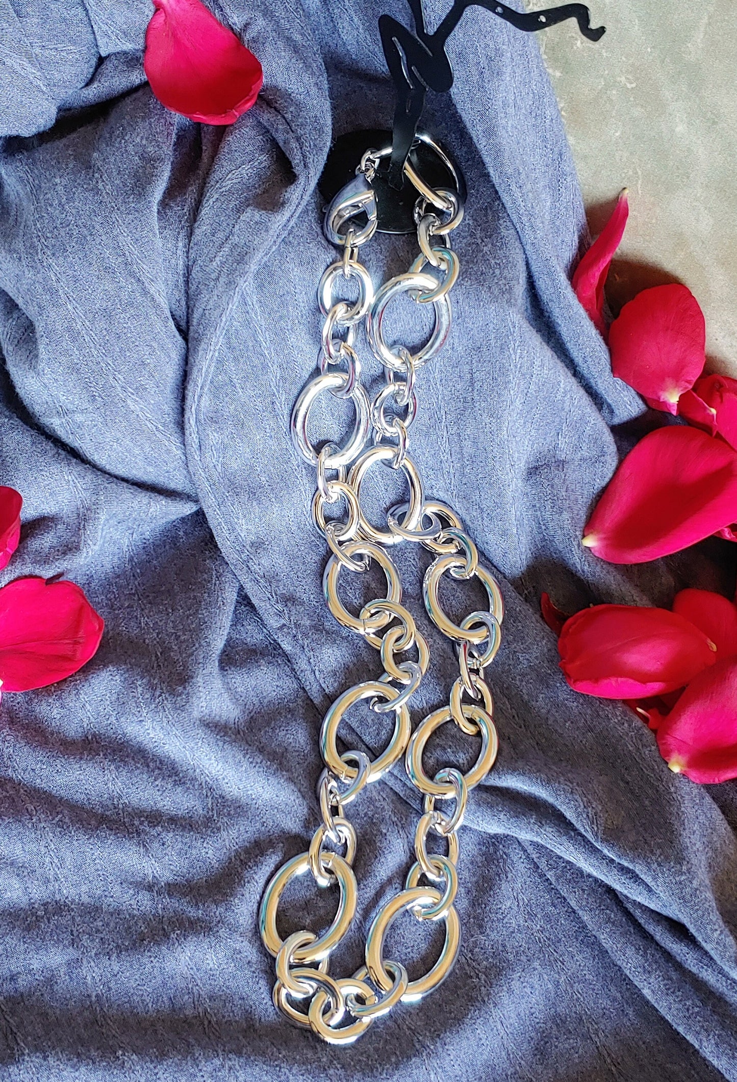 Bastille statement chain necklace