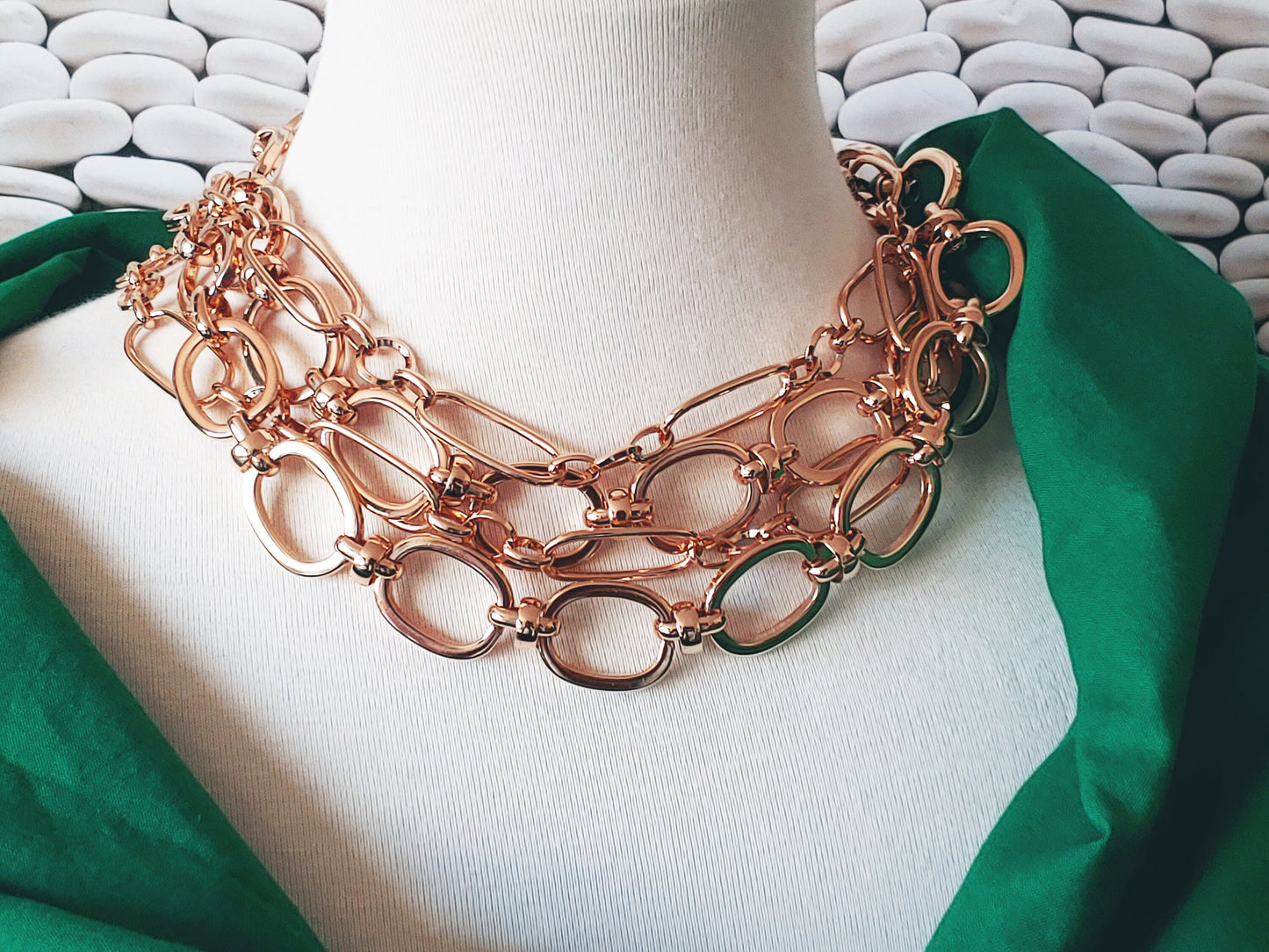 Be bold and sexy. Layer with different chain