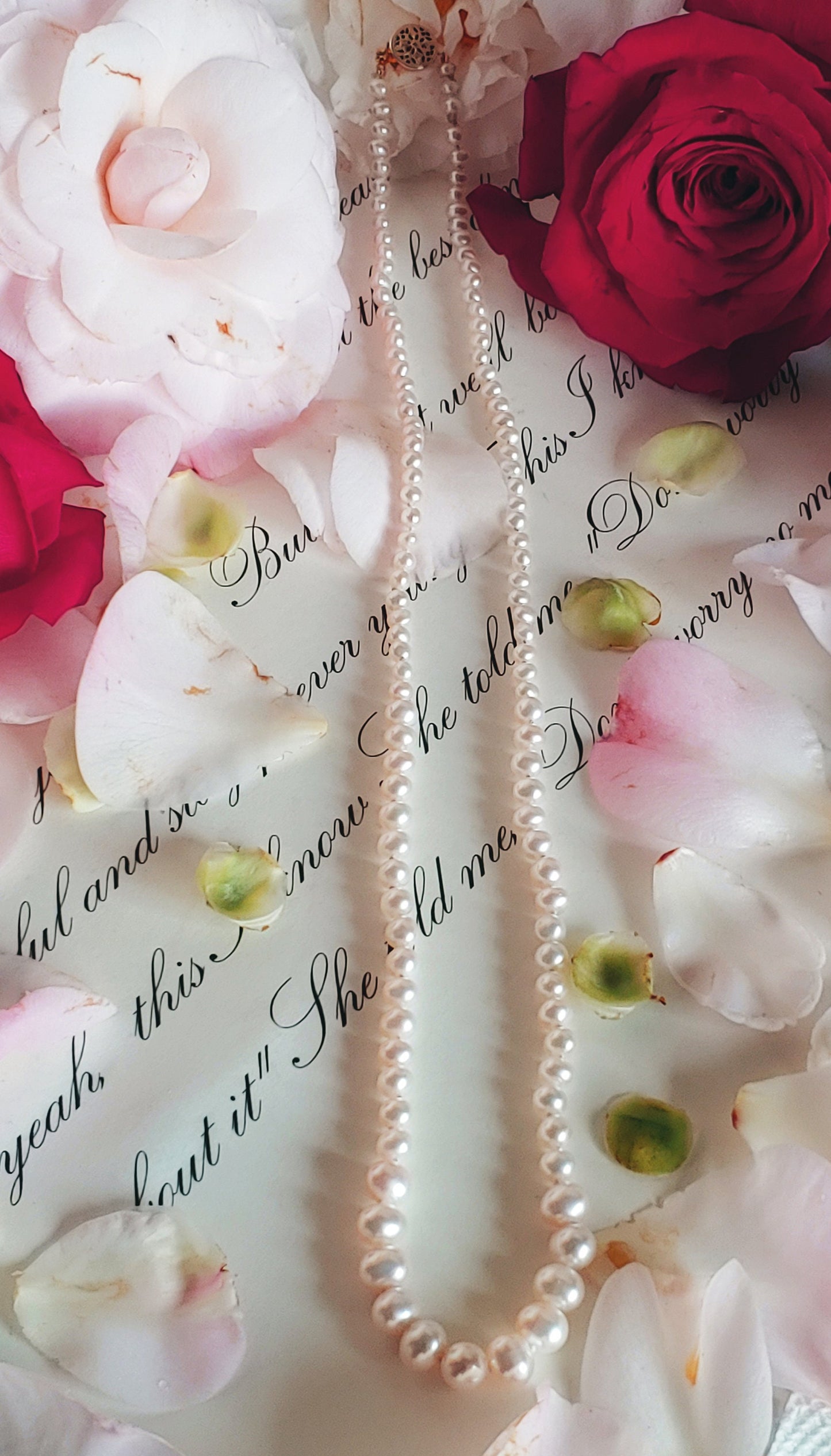 4-6mm Graduated Potato pearl necklace