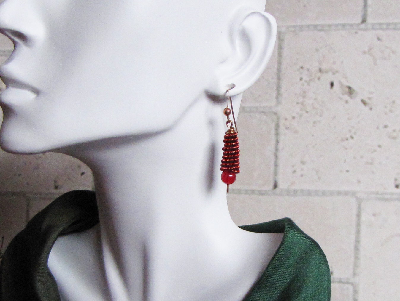 Christmas tree  earrings